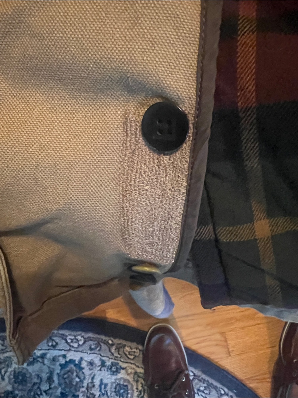 L.L. Bean Men’s Tan Barn Coat - Picture 3 of 6